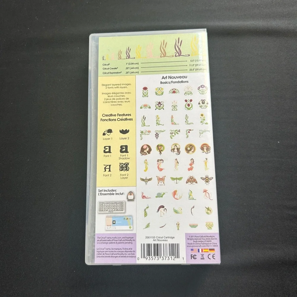 Cricut Art nouveau shapes Cartridge Link Status Unknown